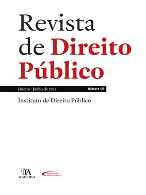 cover image of Revista de Direito Público, Ano III, N.º 5, Janeiro/Junho 2011